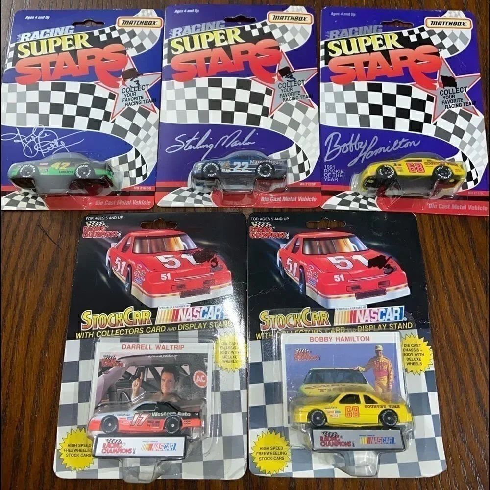 VNT 90’s nascar cars set of 5